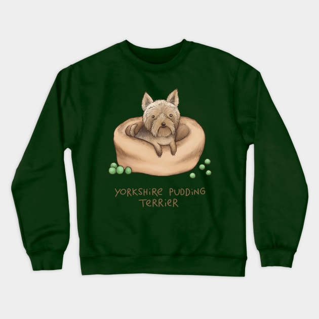 Yorkshire Pudding Terrier Crewneck Sweatshirt by Sophie Corrigan